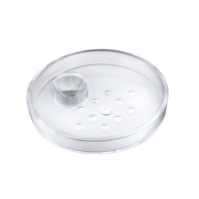 Мыльница на стойку для душа прозрачная IDDIS Soap Dish (100TP02i53), дизайн современный