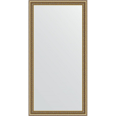 Зеркало настенное Evoform Definite 102х52 BY 1052 в багетной раме Бусы золотые 46 мм