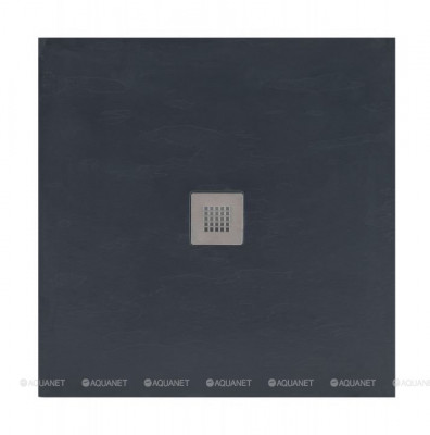 Душевой поддон Aquanet Pleasure 90х90 черный квадратный (00258888)