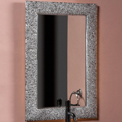 Зеркало настенное в ванную Boheme Armadi Art NeoArt Aura 60 538 с подсветкой серебро