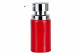 Дозатор для моющих жидкостей Primanova красный, BORA, 6х6х16 см полимер D-13152  (D-13152)