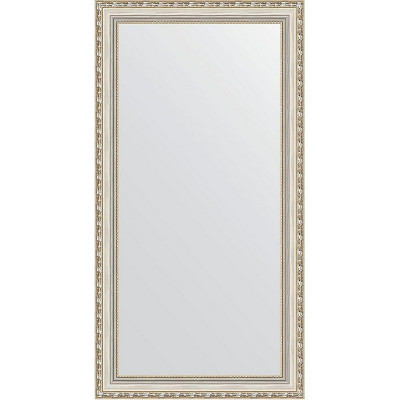 Зеркало настенное Evoform Definite 105х55 BY 3078 в багетной раме Версаль серебро 64 мм
