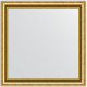 Зеркало настенное Evoform Definite 76х76 BY 1031 в багетной раме Состаренное золото 67 мм  (BY 1031)