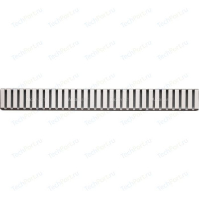 Решетка AlcaPlast Line нержавеющая сталь матовая (LINE-650M)