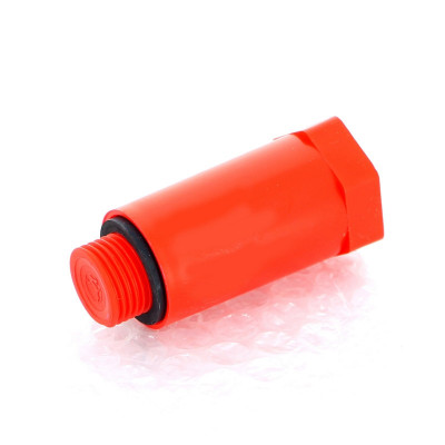 Заглушка Н UNI-FITT монтажная 1/2" с плоской прокладкой (красная) (608R2000)