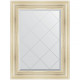 Зеркало настенное Evoform ExclusiveG 91х69 BY 4117 с гравировкой в багетной раме Травленое серебро 99 мм  (BY 4117)