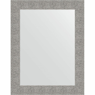 Зеркало настенное Evoform Definite 90х70 BY 3183 в багетной раме Чеканка серебряная 90 мм