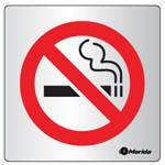 MERIDA STANDART  ИТ006 табличка "Не курить", алюминий, cкотч 100х100х0,5 мм