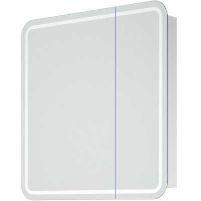 Зеркальный шкафчик в ванную Corozo Алабама 80/С SD-00000902 с подсветкой белый