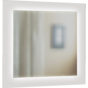 Зеркало в ванную SanVit Ливинг 90 zliv90 с подсветкой без выключателя прямоугольное